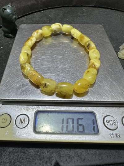 天然乌克兰蜜蜡随形手串1条！ 天然乌克兰蜜蜡随形手串1条！