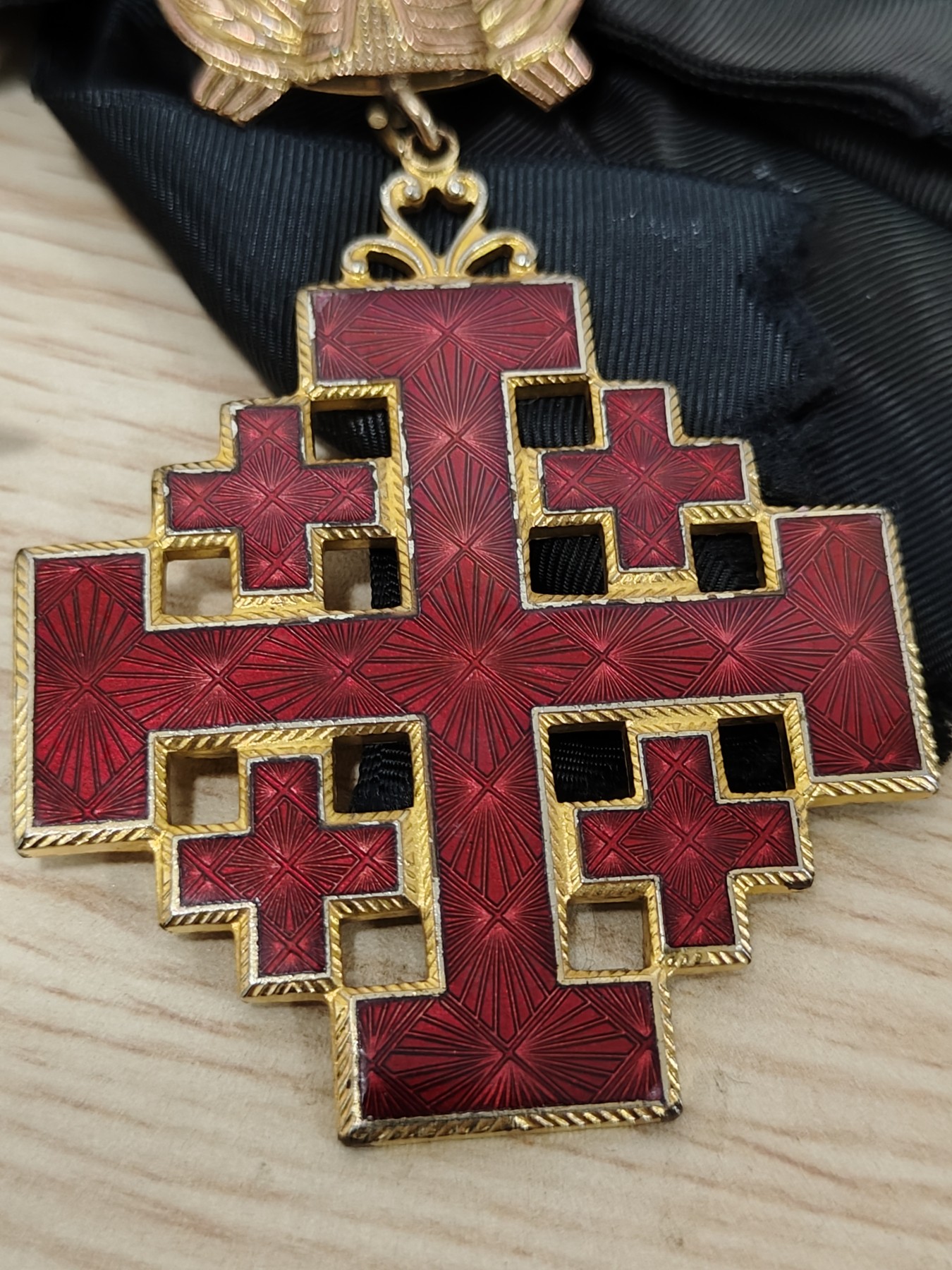 全场0元起拍 第81期 咸鱼国勋章拍卖专场 8月13日（周日）下午6：00开始 梵蒂冈教皇国 大十字级圣暮骑士团勋章大绶+星芒 铜珐琅