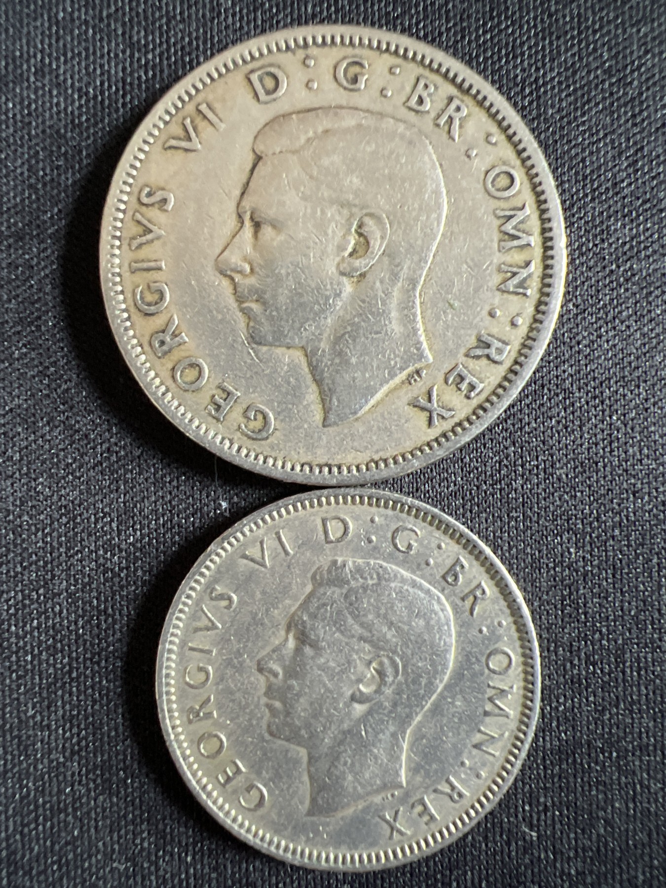 泡泡堂第377期 硬币专场 （无押金，捡漏，全场20包邮，偏远地区除外，接收代拍业务） 乔六一先令、二先令一对