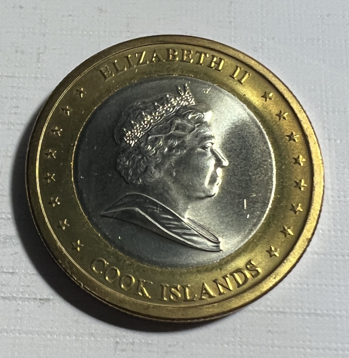 S&S Numismatic世界钱币-拍卖 第124期  库克群岛2010年1元双色币