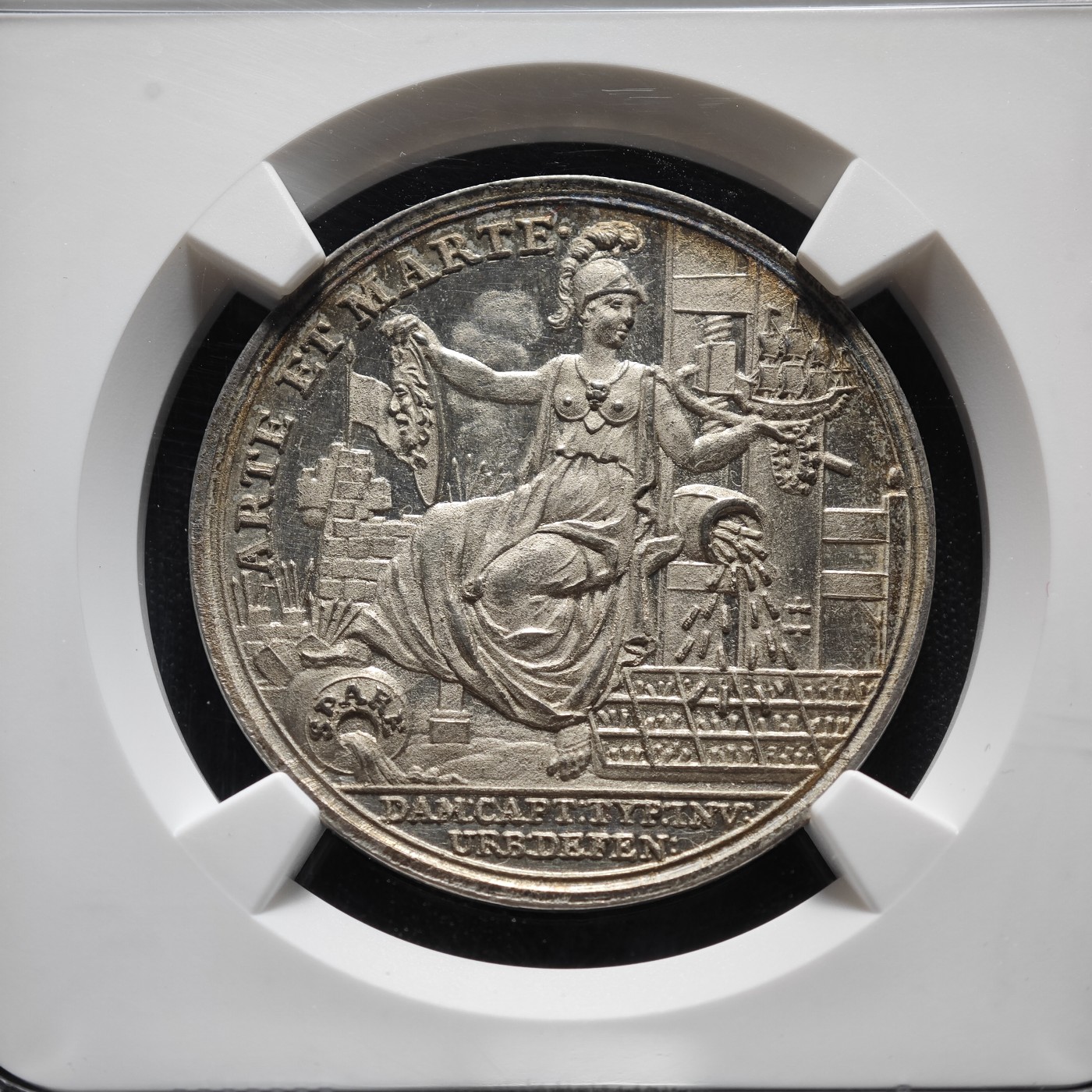 1750年 荷兰哈莱姆市银章 NGC MS62