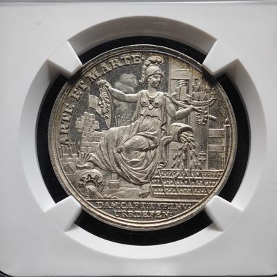 1750年 荷兰哈莱姆市银章 NGC MS62