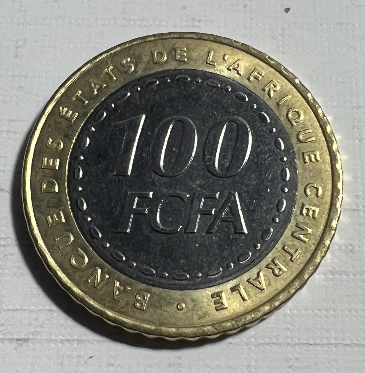 S&S Numismatic世界钱币-拍卖 第124期  中非共和国2006年100法郎双色币