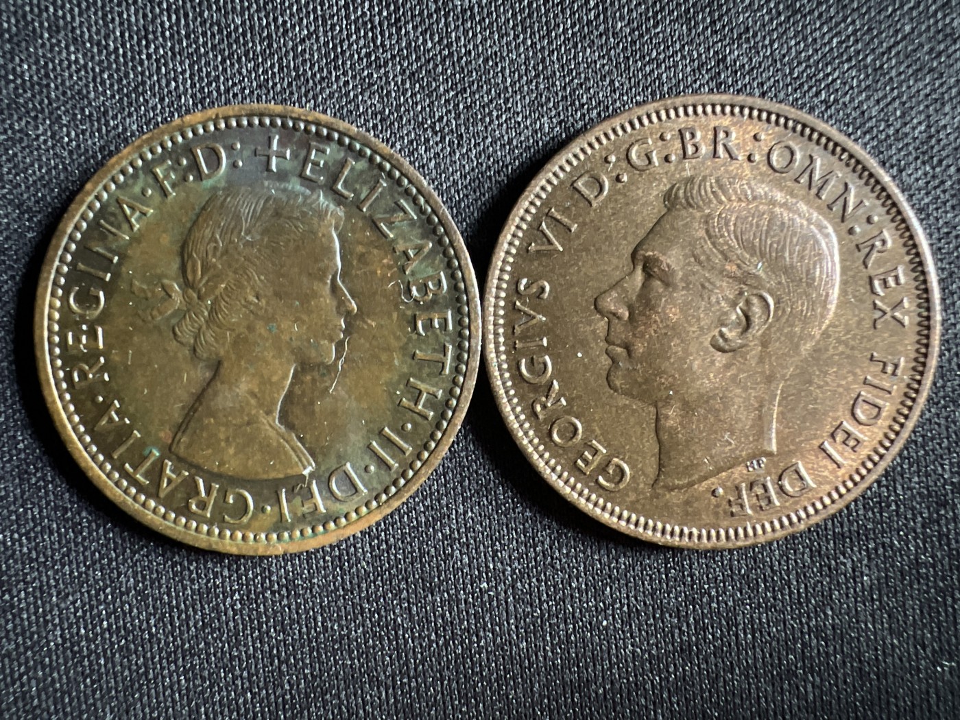 泡泡堂第377期 硬币专场 （无押金，捡漏，全场20包邮，偏远地区除外，接收代拍业务） 半便士两枚