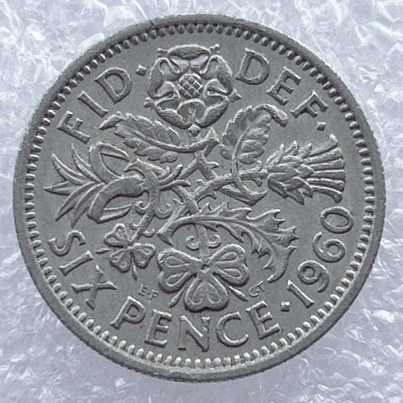 全场一元起拍 世界钱币散币场 第15期 英国1960年6便士