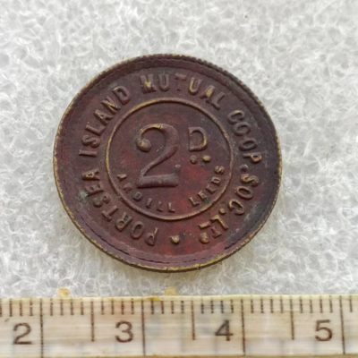 【淘币小摊】第一百五十五拍  散币场 周四至周日 四连拍   满百包邮 - 澳大利亚波特西岛2便士铜代币
