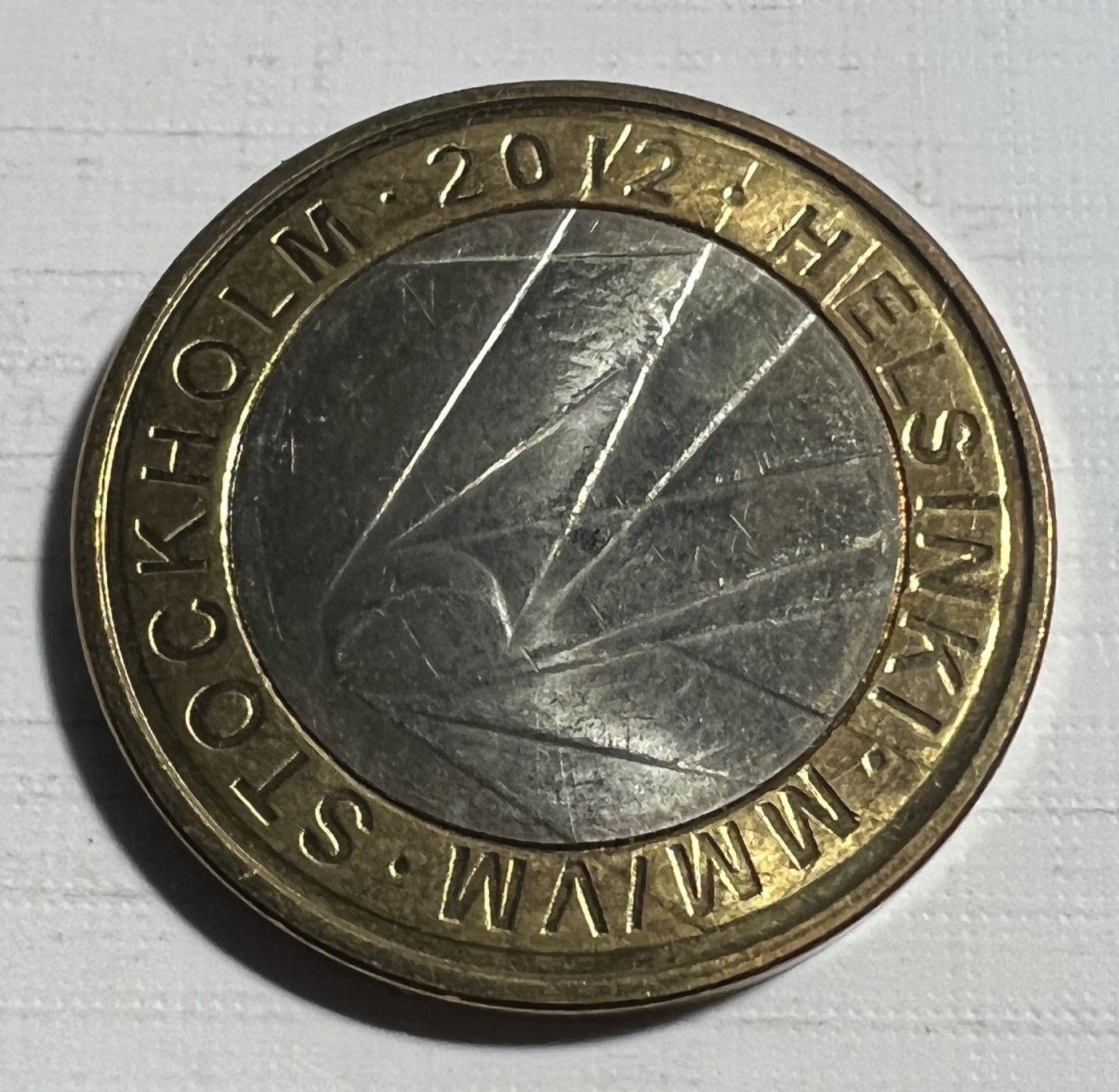 S&S Numismatic世界钱币-拍卖 第124期  芬兰2012年 曲棍球世锦赛 5欧元双色纪念币