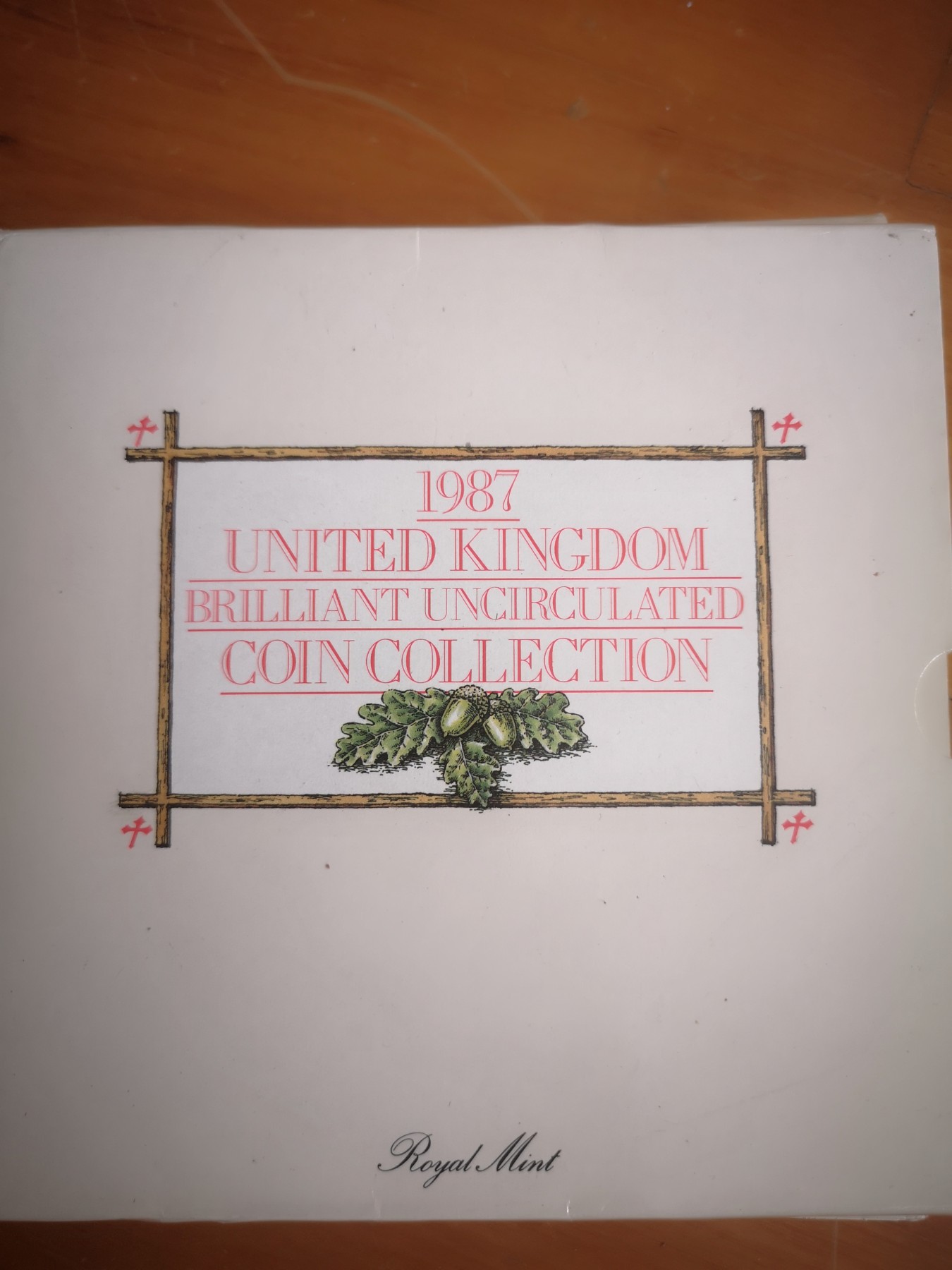 长老汇马年精选第七场拍卖 1987英国造币厂原装7枚套币，含1英镑，卡装