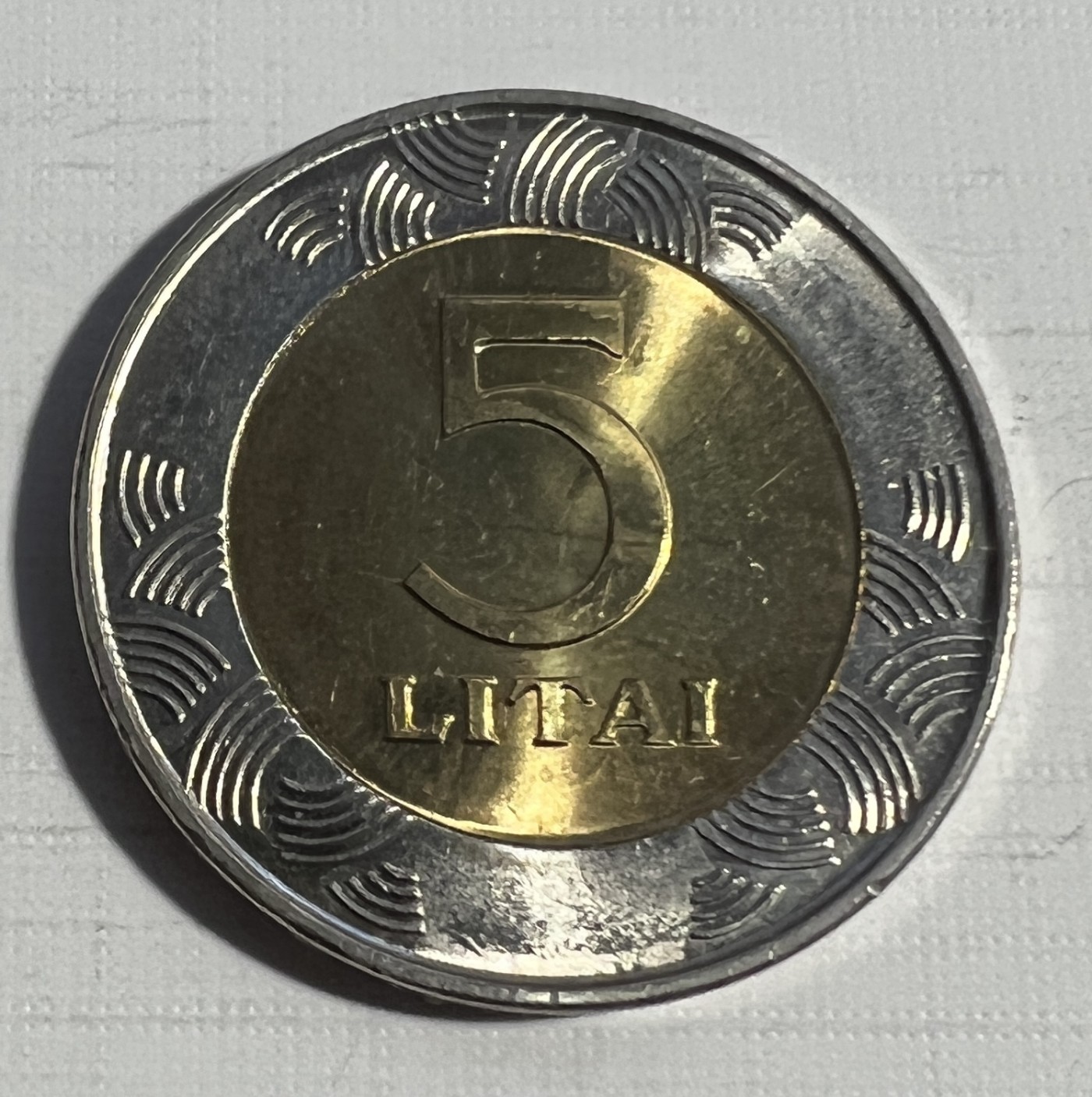 S&S Numismatic世界钱币-拍卖 第124期  立陶宛2009年5立特双色币