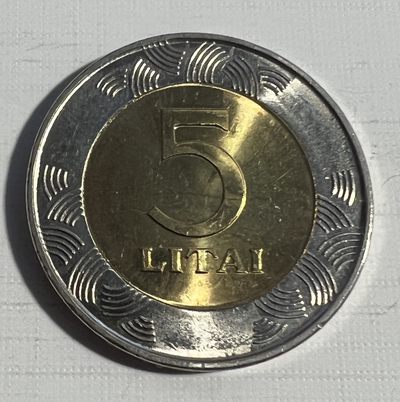 S&S Numismatic世界钱币-拍卖 第124期  - 立陶宛2009年5立特双色币