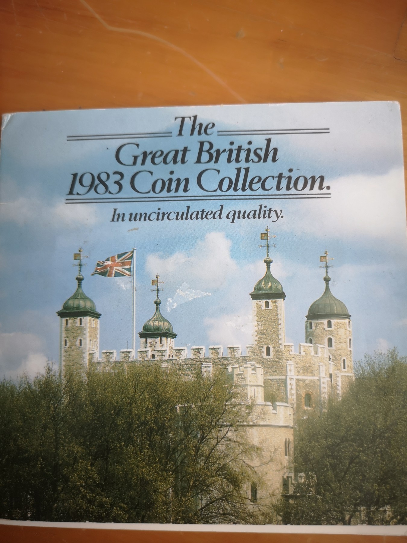 长老汇马年精选第九场拍卖 1983英国造币厂原装8枚套币，含新版1英镑，首年份，卡装