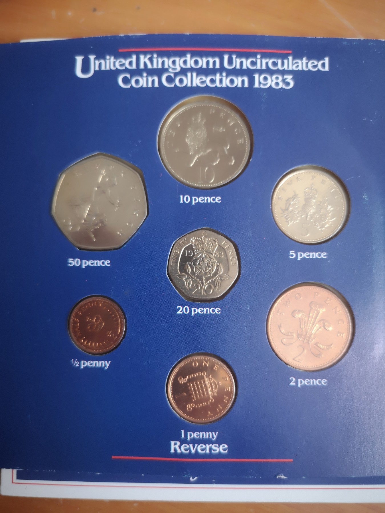 长老汇马年精选第七场拍卖 1983英国亨氏7枚套币，卡装