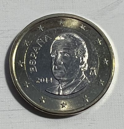 S&S Numismatic世界钱币-拍卖 第124期  - 西班牙2014年 第二版地图最后一个年份 1欧元双色币