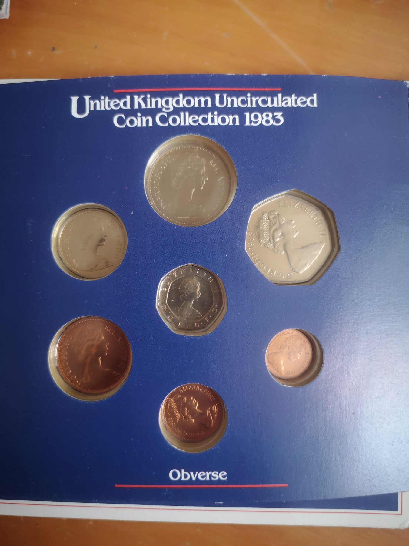 长老汇马年精选第七场拍卖 1983英国亨氏7枚套币，卡装