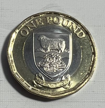 S&S Numismatic世界钱币-拍卖 第124期  - 福克兰群岛2020年1英镑双色币