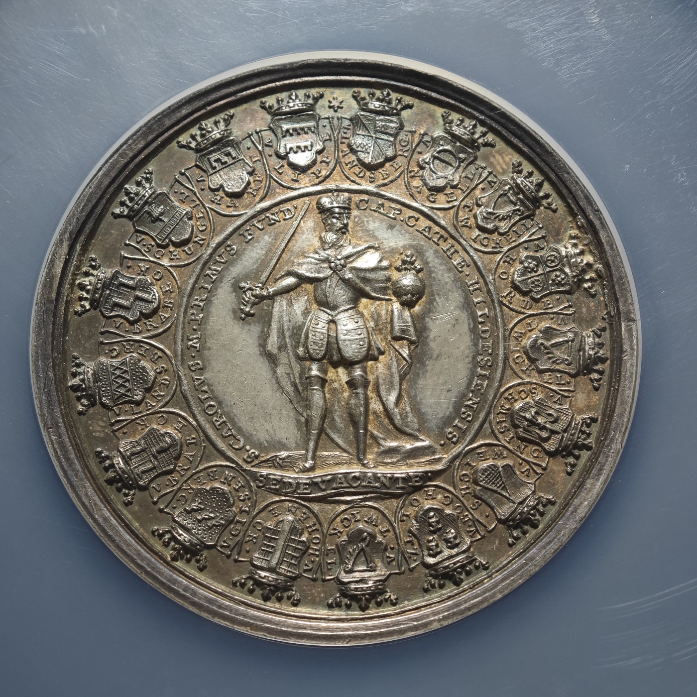 1724年 德国希尔德斯海姆宗座缺位大银章 NGC MS63