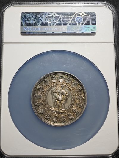 1724年 德国希尔德斯海姆宗座缺位大银章 NGC MS63