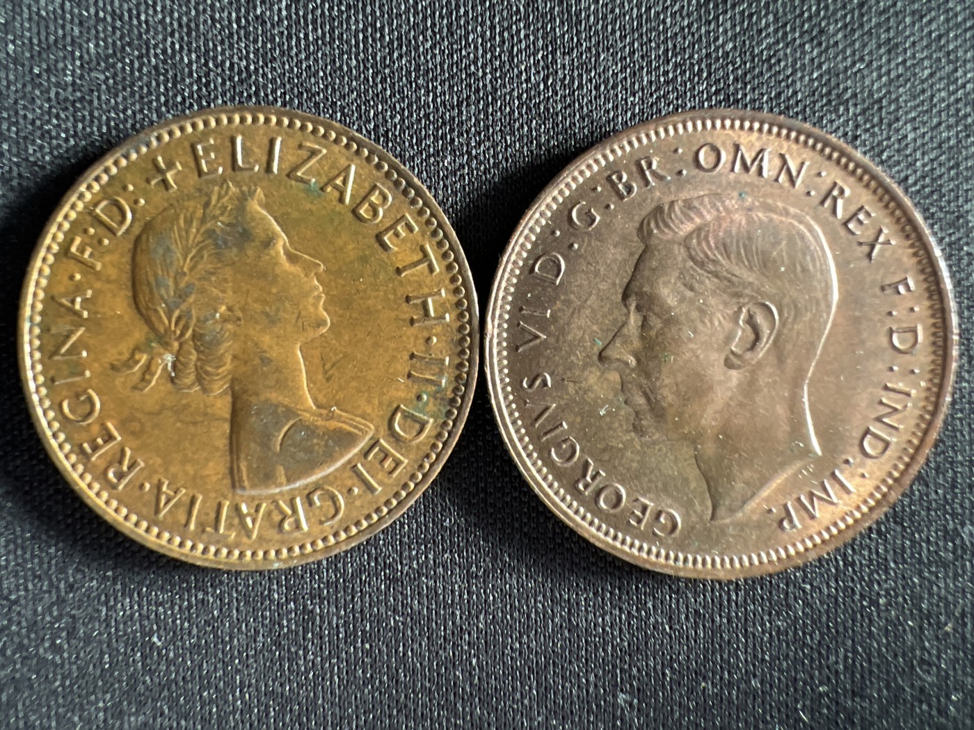 泡泡堂第378期 硬币专场 （无押金，捡漏，全场20包邮，偏远地区除外，接收代拍业务） 半便士两枚