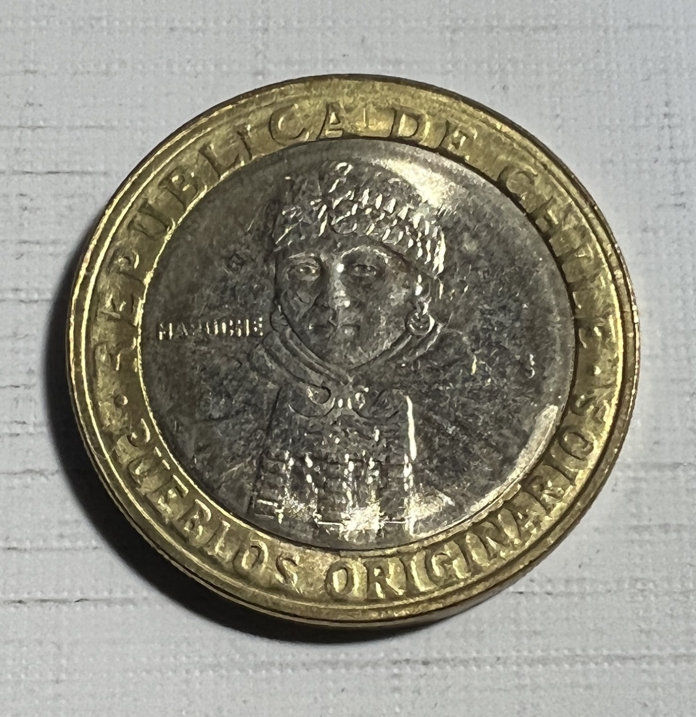 S&S Numismatic世界钱币-拍卖 第124期  智利2001年100比索双色币