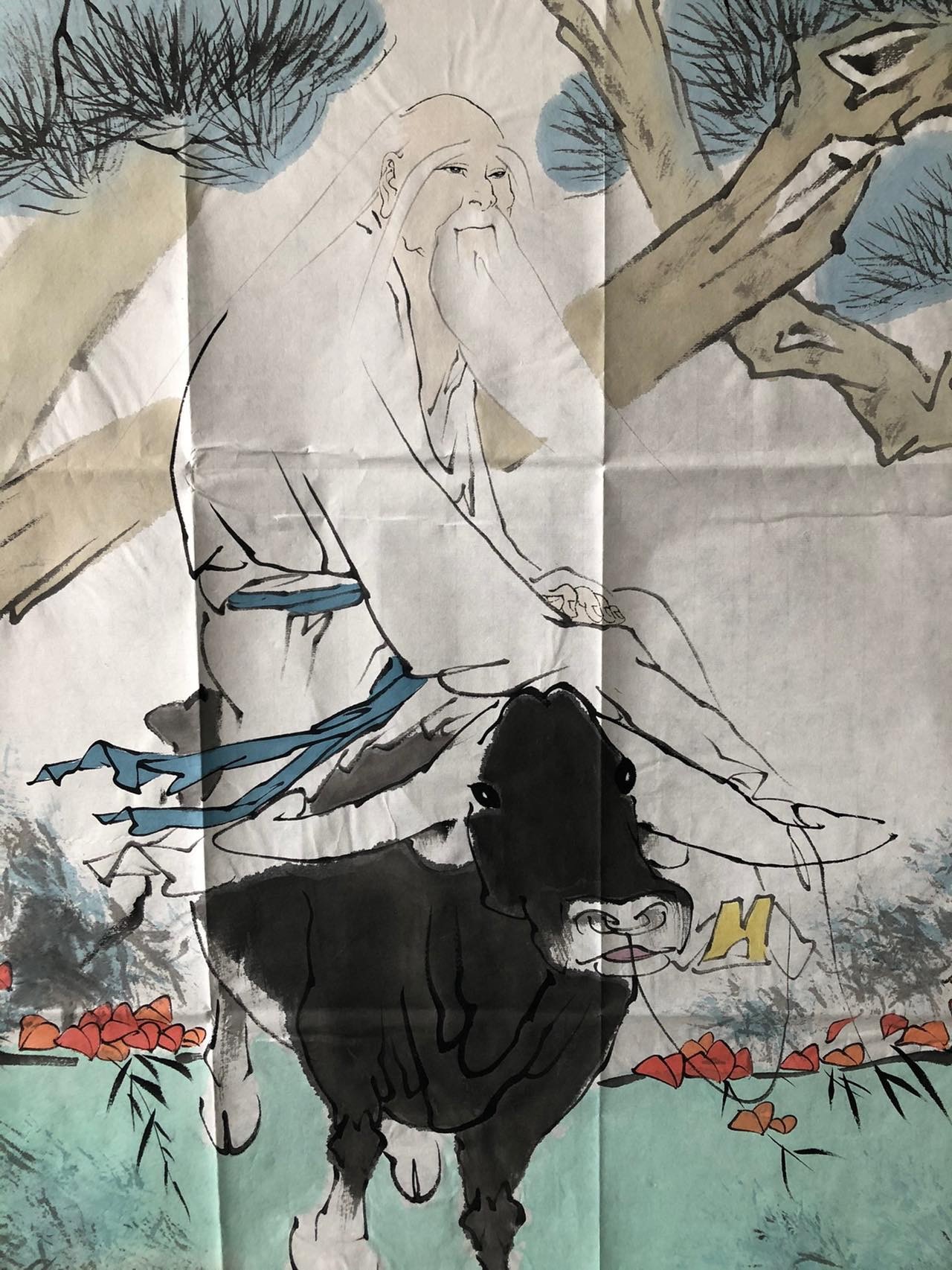 顺兴典藏 【老子出关】范曾精品画工作品