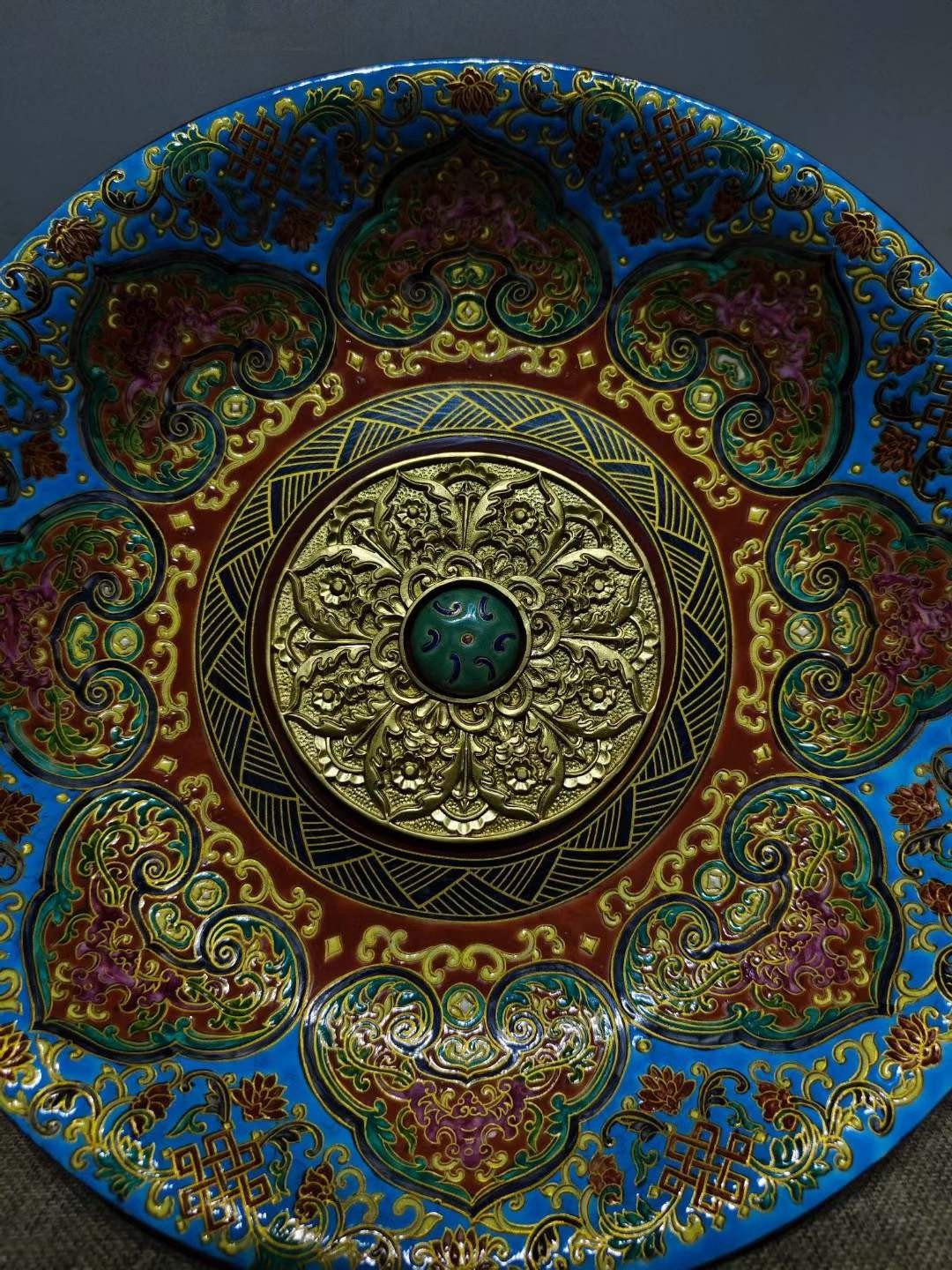 珐琅彩赏盘