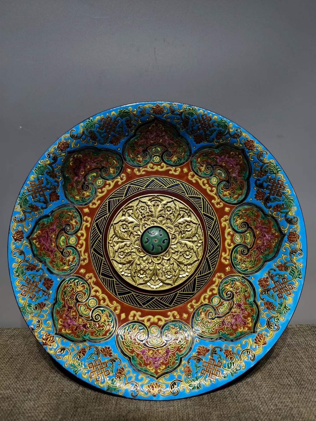 珐琅彩赏盘
