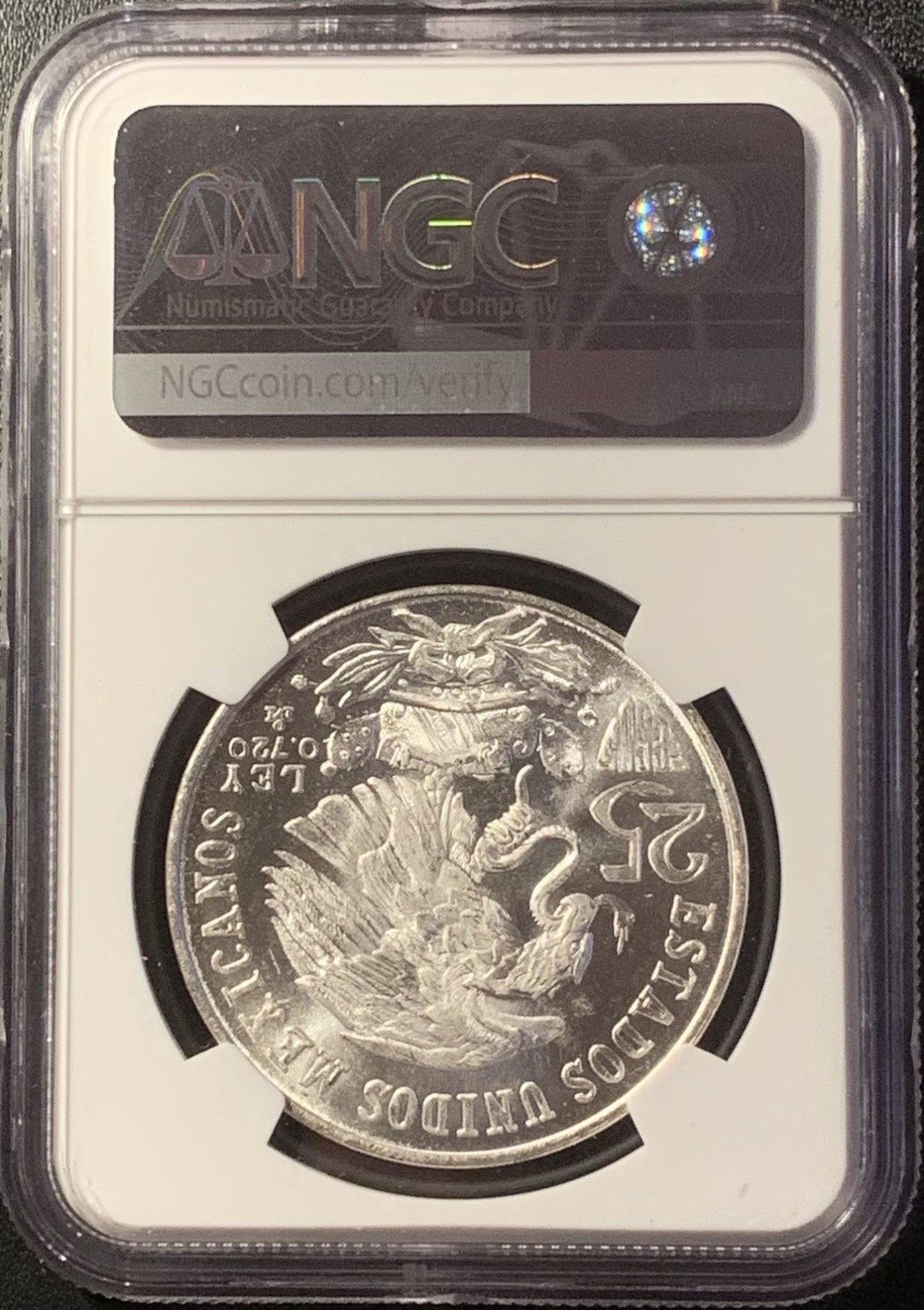 紫瑗钱币——第294期拍卖 墨西哥 1968年 墨西哥城奥运会 25比索 银币 NGC MS66