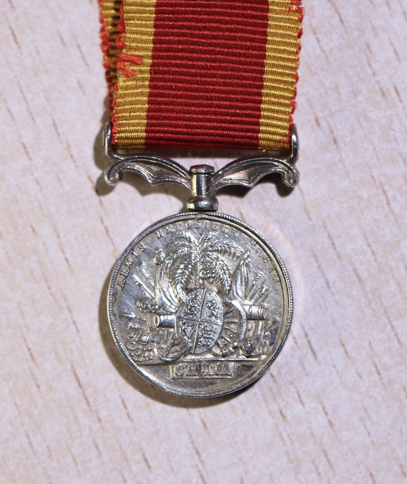 大猫徽章拍卖第230期 勿忘国耻 侵华英国迷你奖章一对