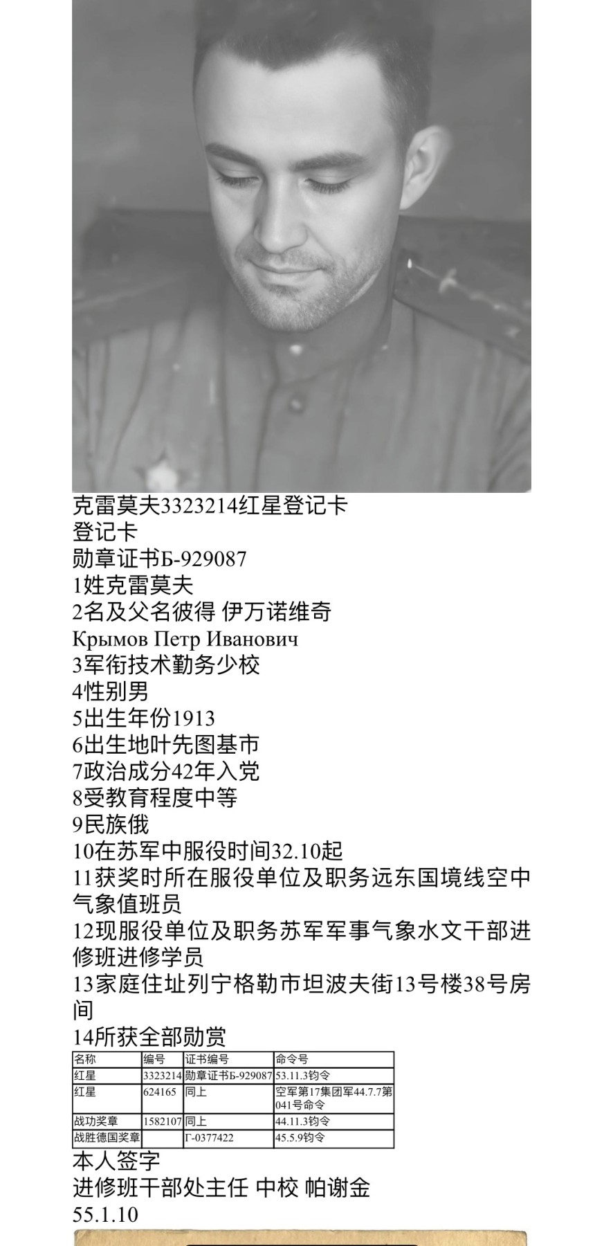 大猫徽章拍卖第230期 苏联红星勋章  档案齐全