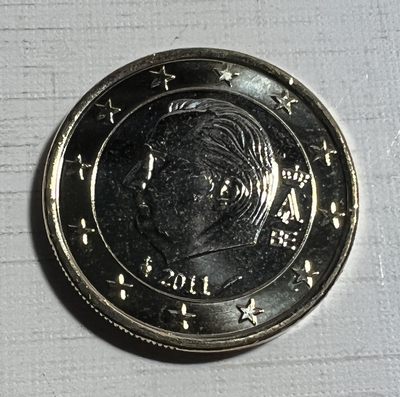 S&S Numismatic世界钱币-拍卖 第124期  - 比利时2011年 第二版地图 1欧元双色币