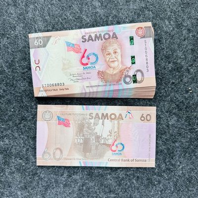 99th 🐰￥￥🇼🇸萨摩亚2023年60塔拉纸钞，纪念钞 - ST0068803