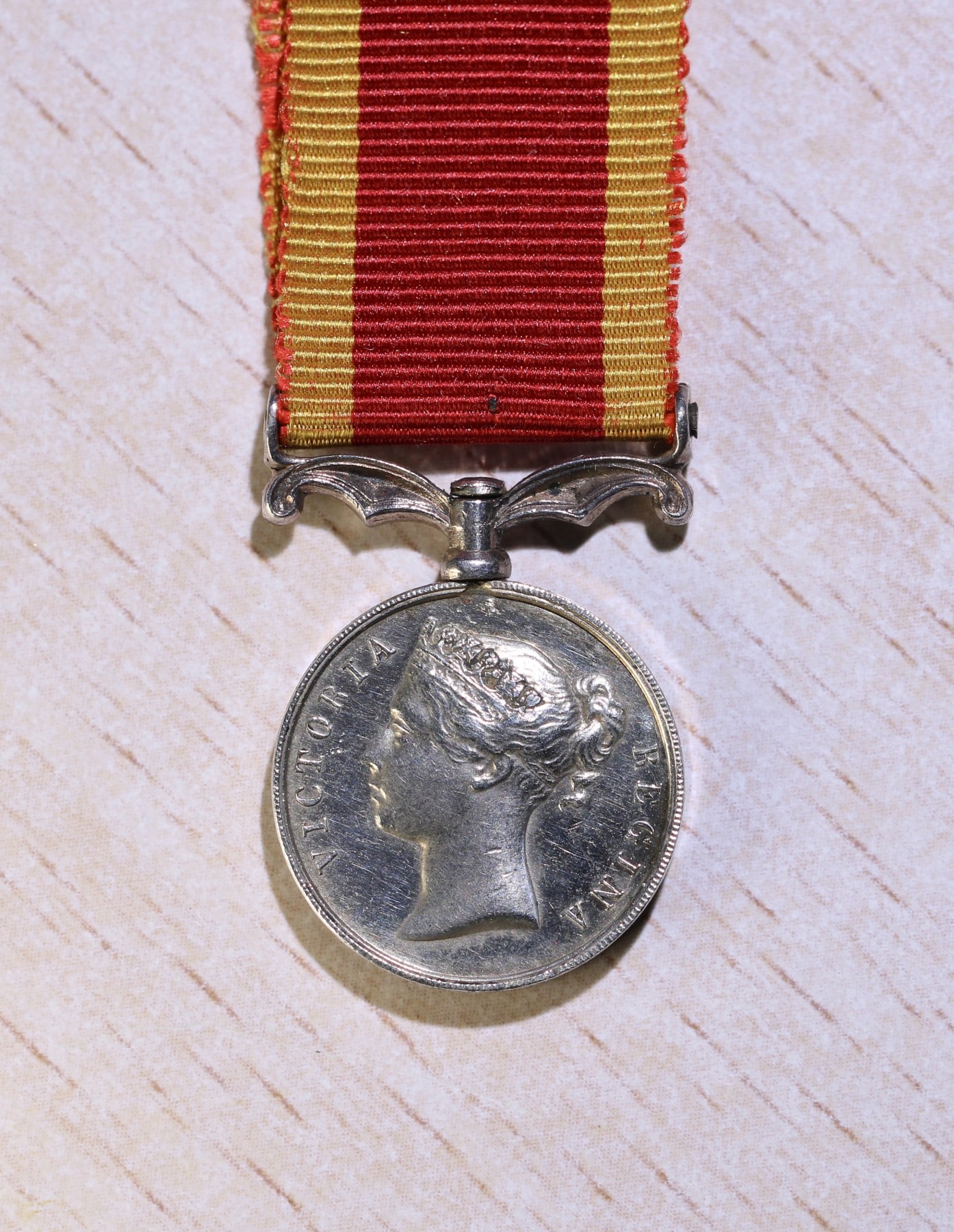 大猫徽章拍卖第230期 勿忘国耻 侵华英国迷你奖章一对