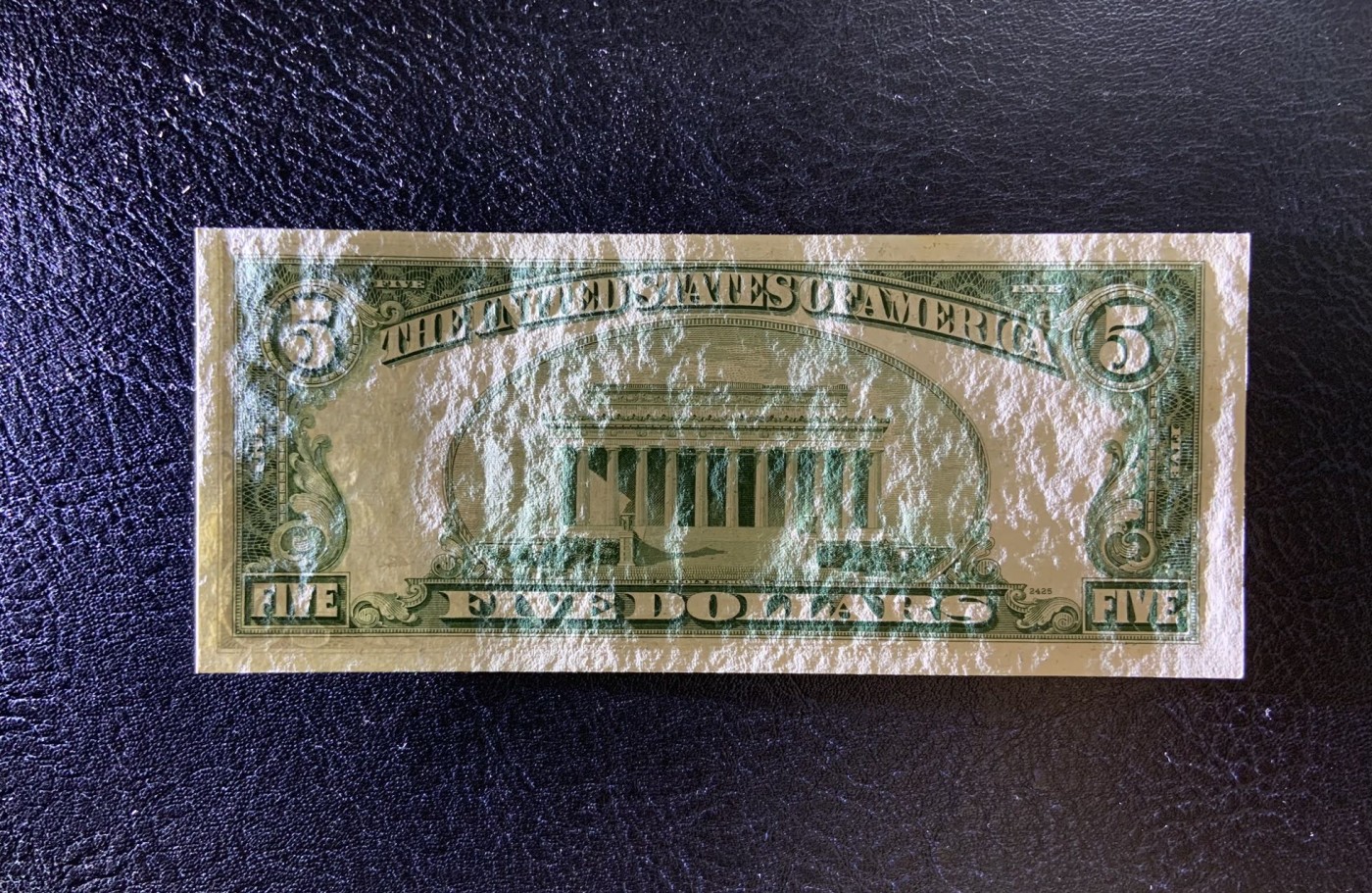 收藏联盟Quantum Auction 第280期拍卖  美国1953年政府券5元 品相UNC 边缘和票面轻微瑕疵