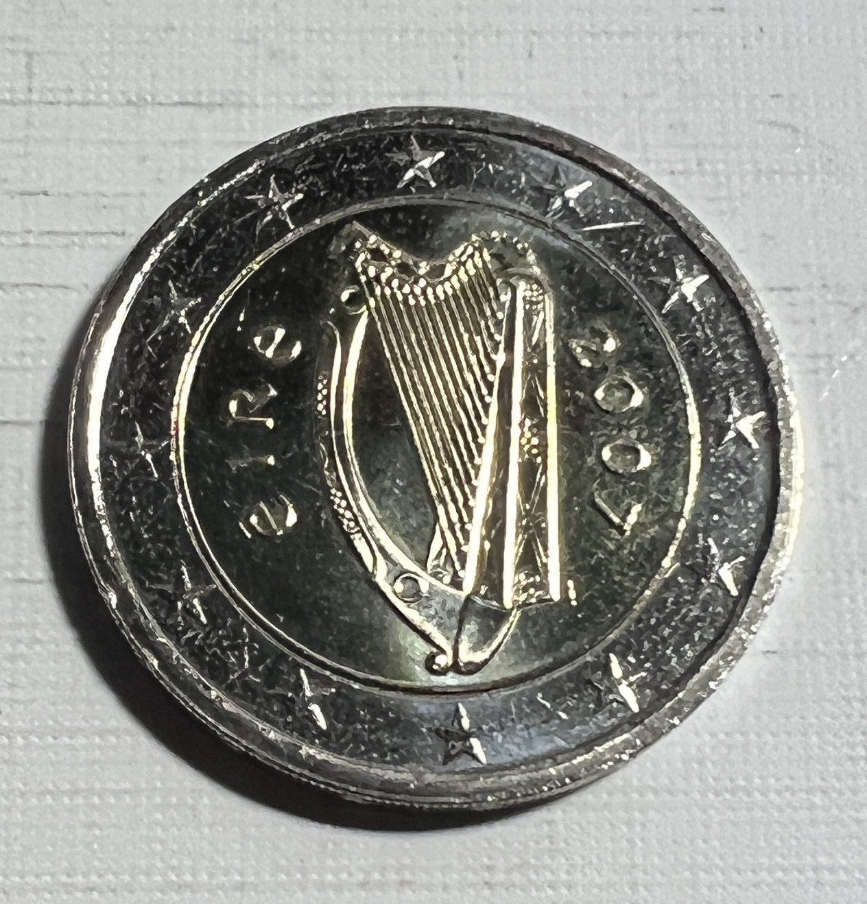 S&S Numismatic世界钱币-拍卖 第124期  爱尔兰2007年 第二版地图首年 2欧元双色币