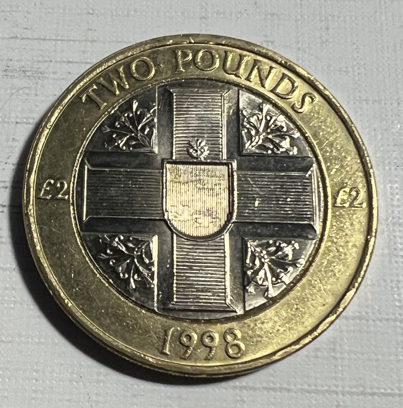 S&S Numismatic世界钱币-拍卖 第124期  格恩西岛1998年2英镑双色币