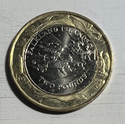 S&S Numismatic世界钱币-拍卖 第124期  - 福克兰群岛2004年2英镑双色币