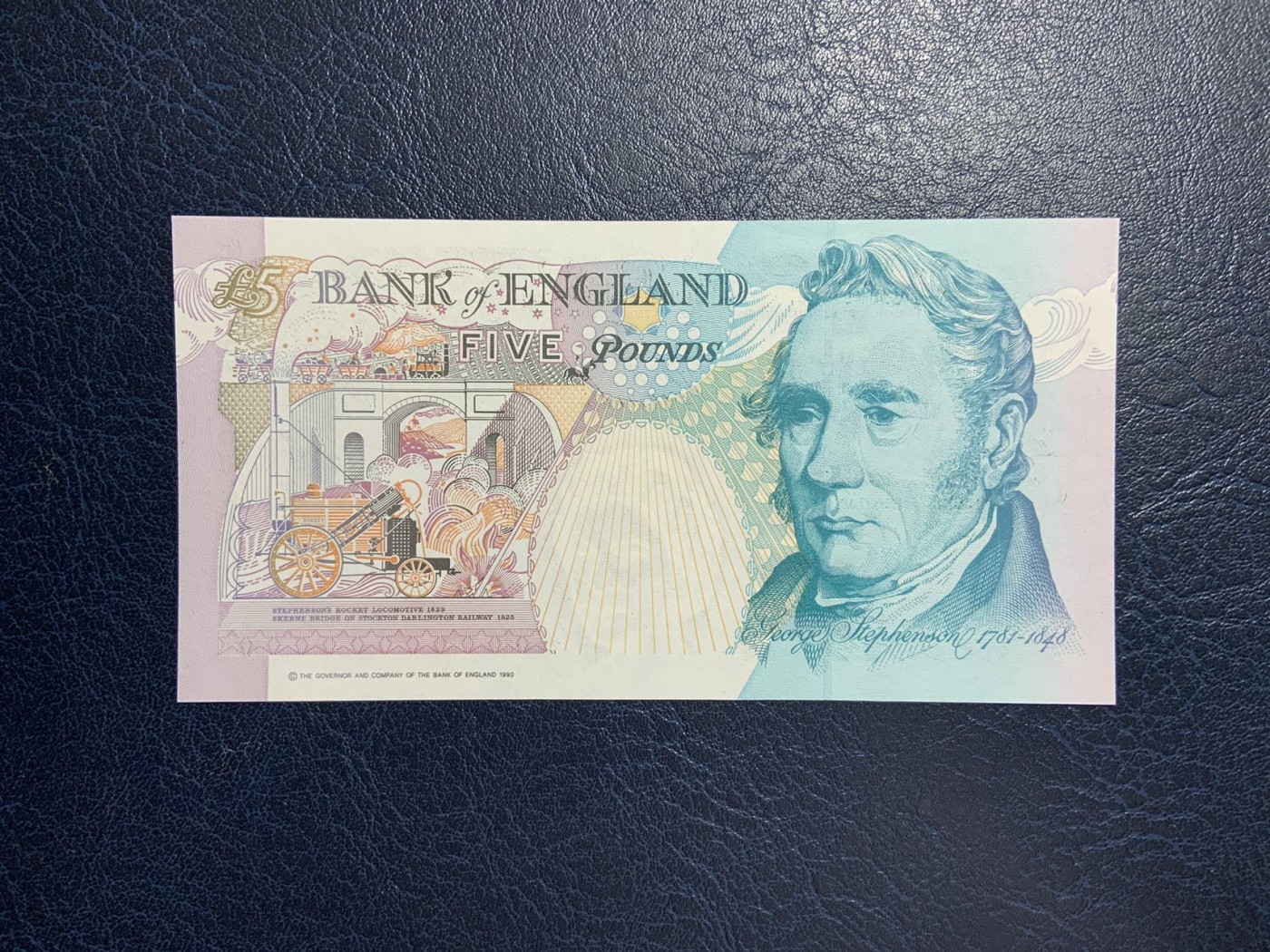 收藏联盟Quantum Auction 第281期拍卖  英国1997年5镑香港回归纪念钞 品相全新UNC 带原册 