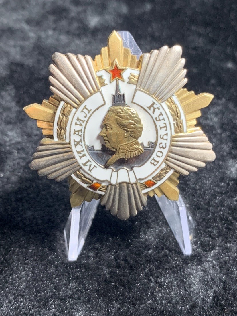 【精工复刻】苏联勋章奖章 苏联一级库图佐夫勋章 银质珐琅