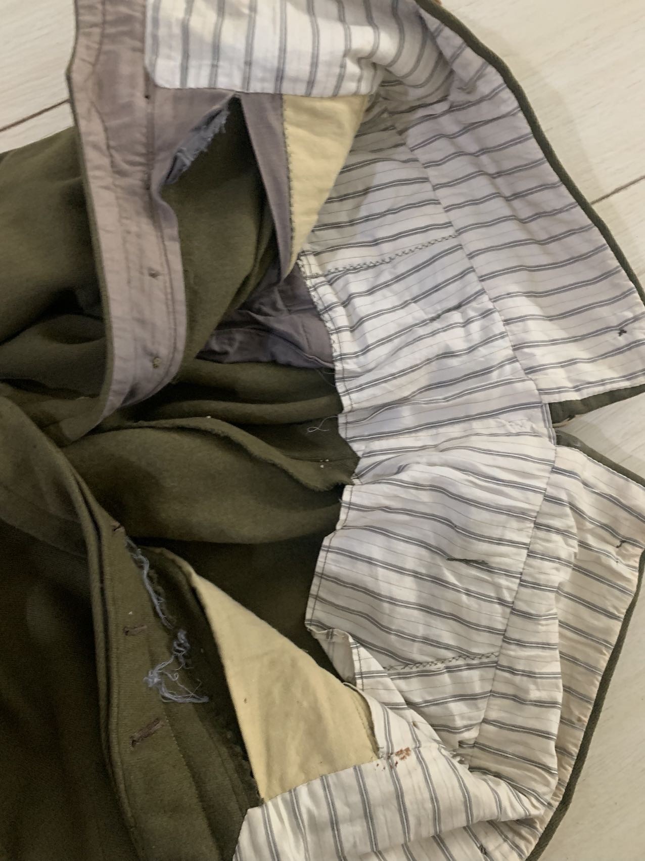 抗战收藏二战日军98式军服招五