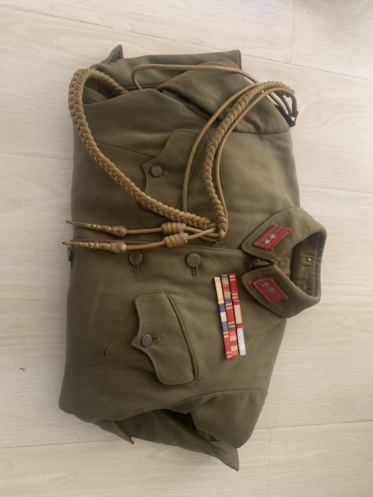 抗战收藏二战日军98式军服招五