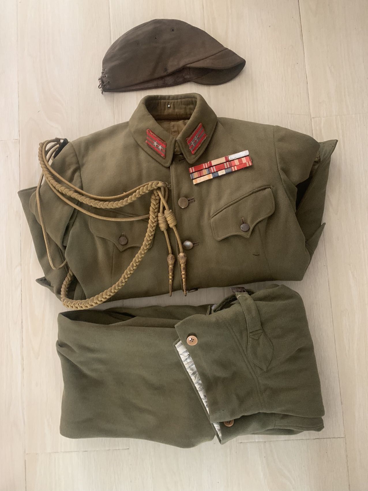 抗战收藏二战日军98式军服招五