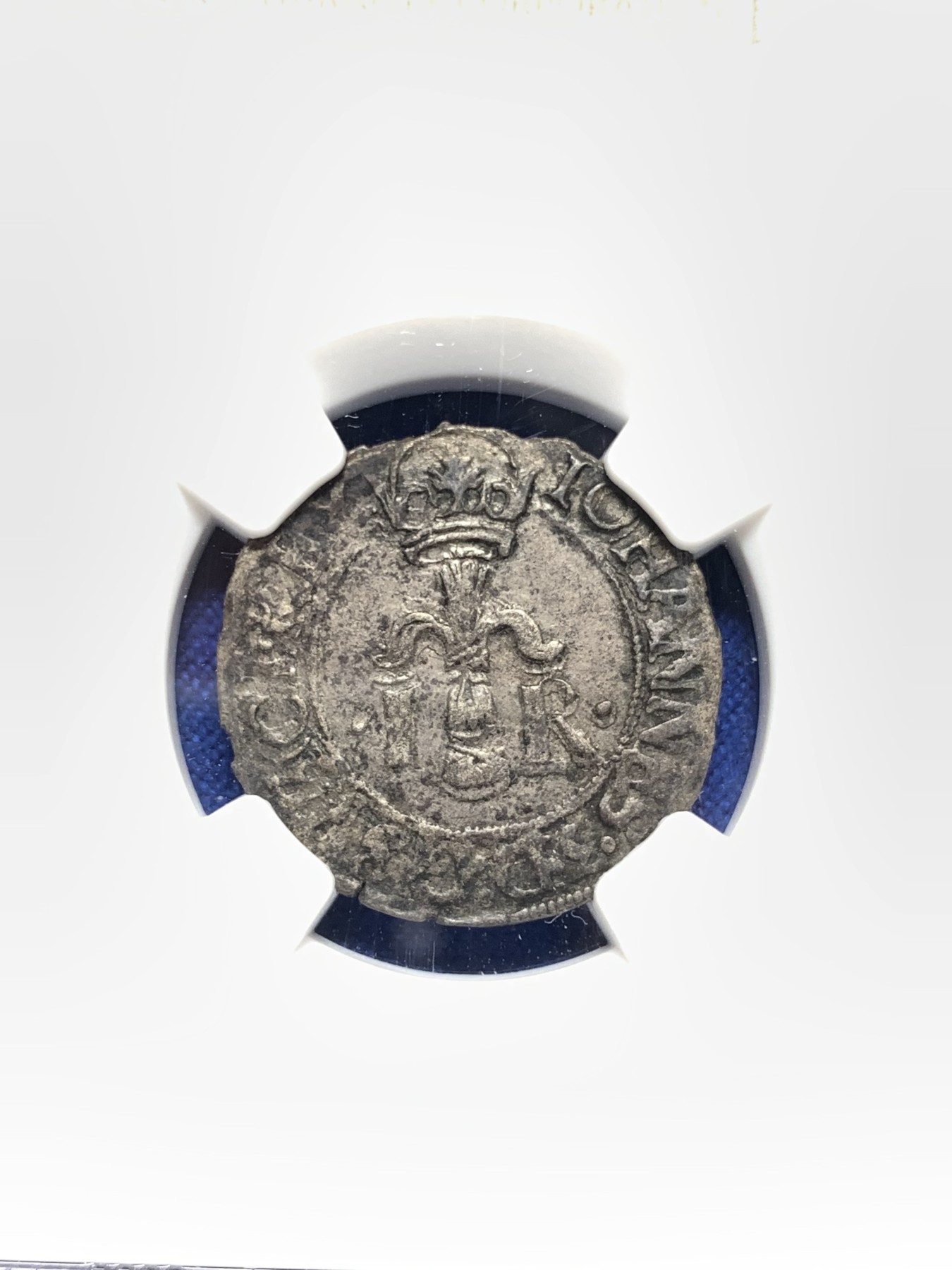 《竞宝斋》第189场-周日，周一 2场 (全场包邮) NGC XFD 瑞典1583年 国王约翰三世 1/2欧 银币 打制清晰 包浆也好 分给的太低了