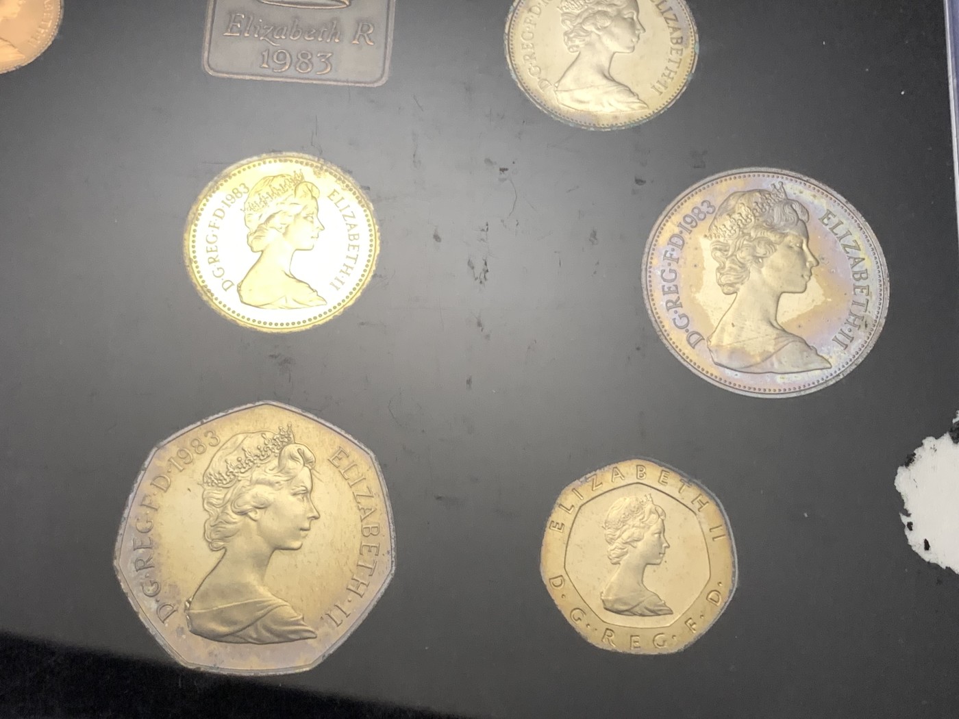 《竞宝斋》第189场-周日，周一 2场 (全场包邮) 英国1983年精制proof套币