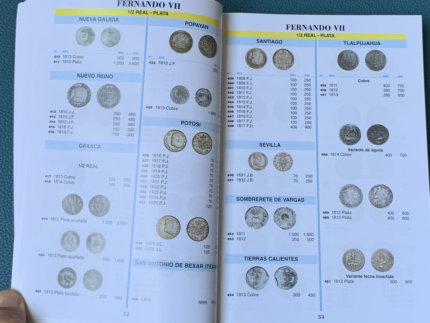 《竞宝斋》第189场-周日，周一 2场 (全场包邮) 西班牙 2023年 钱币目录 包含属地，本土，现代币，纸币。527页的厚度。值得拥有