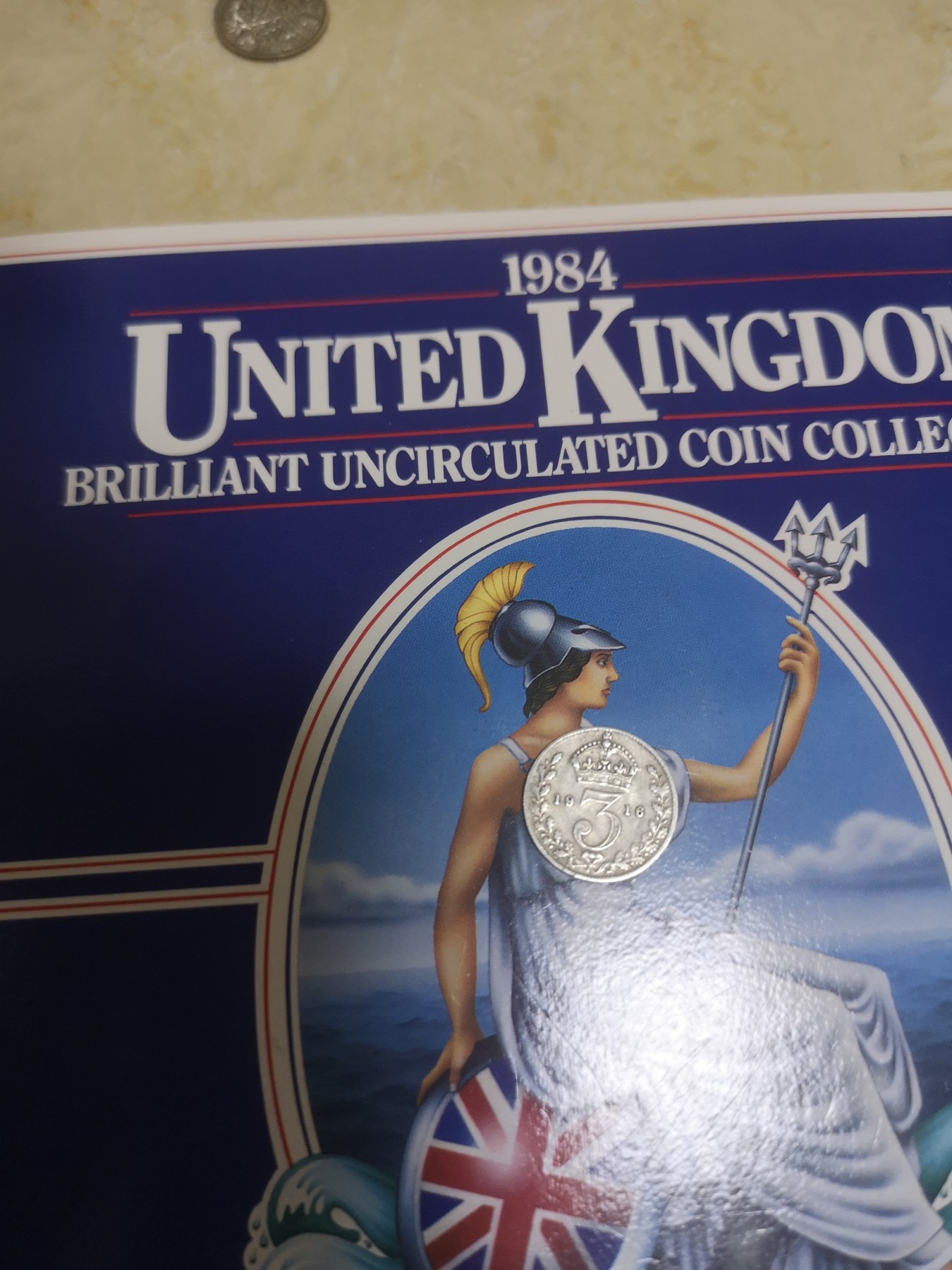 长老汇第30场威廉明娜老银币拍卖 1916英国乔治五世3便士银币