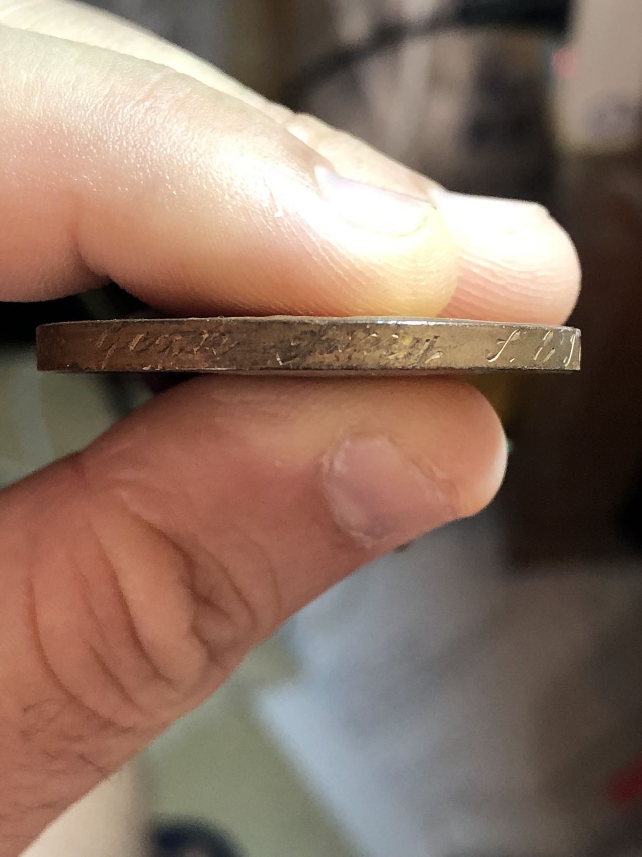 英国1903-04奖章，铜质花体边铭，颁发给后勤运输部队，仅发了2500枚