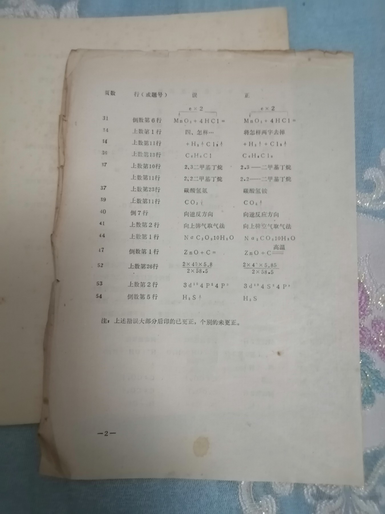 一九七七年高考试题化学试题集