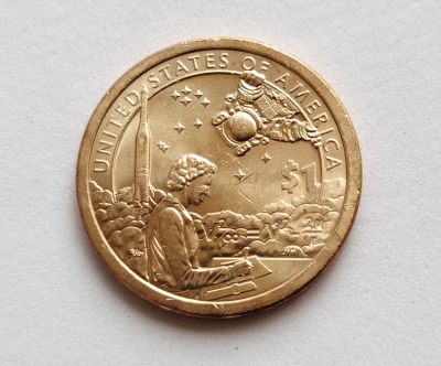 布加迪🐬～世界钱币🌾第 49 期 /  欧洲泰国等国家币 - 2019年美国 印第安人太空科学 1元纪念币