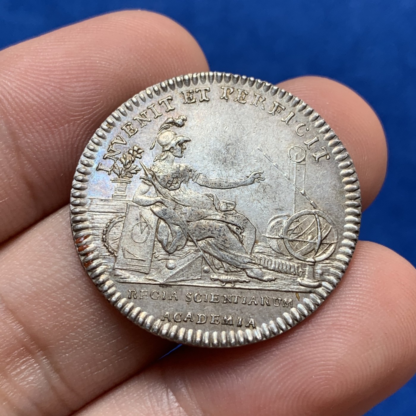 《竞宝斋》第189场-周日，周一 2场 (全场包邮) 18世纪初法国路易十六银质代币 原味