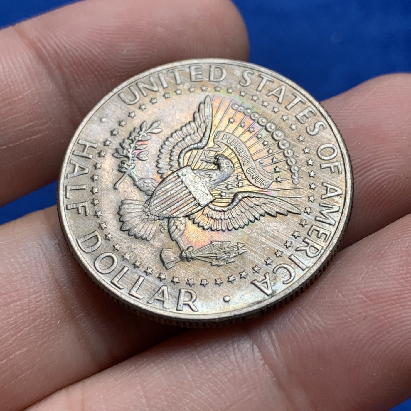 《竞宝斋》第189场-周日，周一 2场 (全场包邮) 美国1989年肯尼迪半美元 迈克尔杰克逊彩绘版